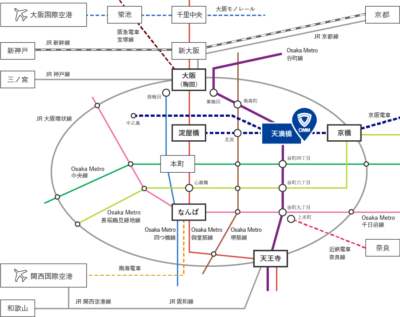 シルバー大阪地図